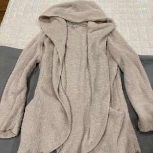 Cozy Casual Cream Teddy Jacket Oversized Design